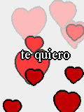 Gif animé coeur te quiero